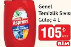 GÜLEÇ GENEL TEMİZLİK SIVISI 4 L fiyat ve kampanya bilgisi